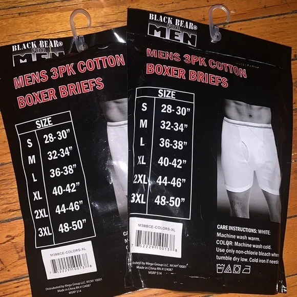 2x 3-pack of Men urban edge boxer briefs